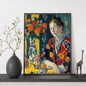 Matisse Style Paint by Numbers Kit, Paint By Numbers For Adult, Numbered Painting Kit, Acrylic Canvas Wall Art