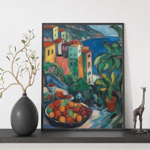 Italy Matisse Style Paint by Numbers Kit: Adult Stress Relief