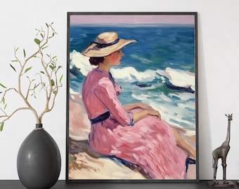 Matisse Style Paint by Numbers Kit For Adult: DIY Acrylic Canvas Wall Art