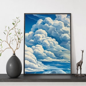 Georgia O&#39;Keeffe Style Paint By Numbers Kit: Adult Acrylic Canvas Art
