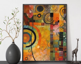 Klimt Style Paint By Numbers Kit: DIY Acrylic Canvas Art