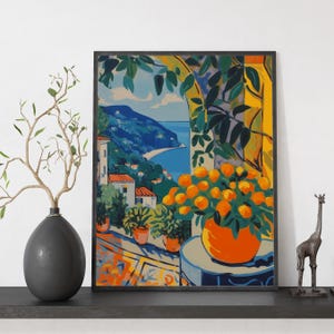 Matisse Style Paint by Numbers Kit: DIY Acrylic Canvas Art