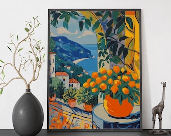 Matisse Style Paint by Numbers Kit: DIY Acrylic Canvas Art