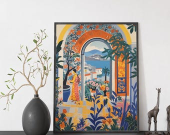Matisse Style Paint by Numbers Kit: Adult Acrylic Canvas Wall Art