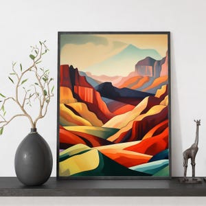 O&#39;Keeffe Style Paint By Numbers Kit: Acrylic Canvas Art