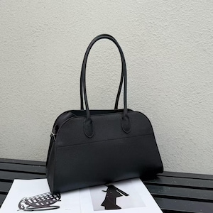 Leather Shoulder Bag, Leather Tote Bag For Women, Underarm Shoulder Bag, Minimalist Shoulder Bag