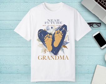 Grandma baby reveal, first time grandma, New Grandma gift, future grandmother gift,  tee, Special Grandma reveal, unique gift for grandma