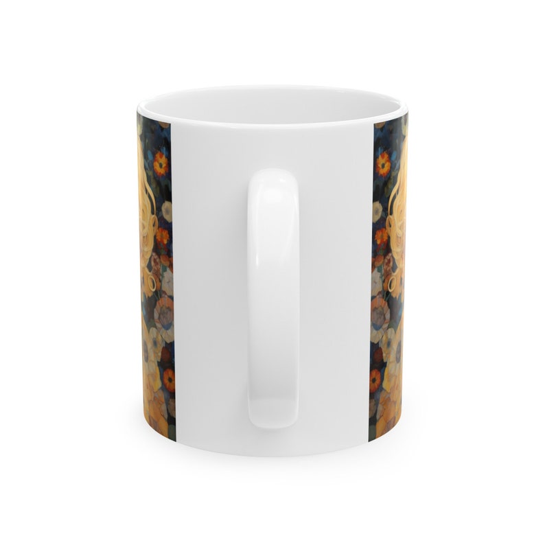 Ceramic Mug, gift for, Mom, Mother, Grandmother, Grandma, Granny, Beutiful, Mother's day, Mom day, Cup, Birthday Gift, G. Klimt Inspired zdjęcie 10