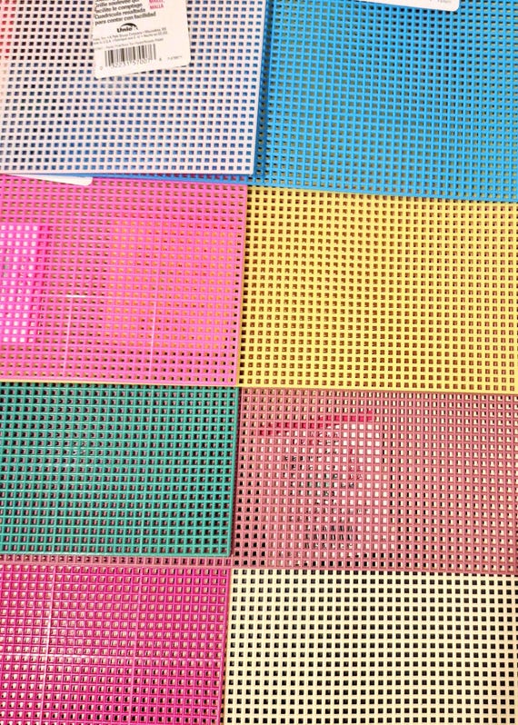 Plastic Canvas Sheet 7ct: 13.5"x10.5" - You Pick Color