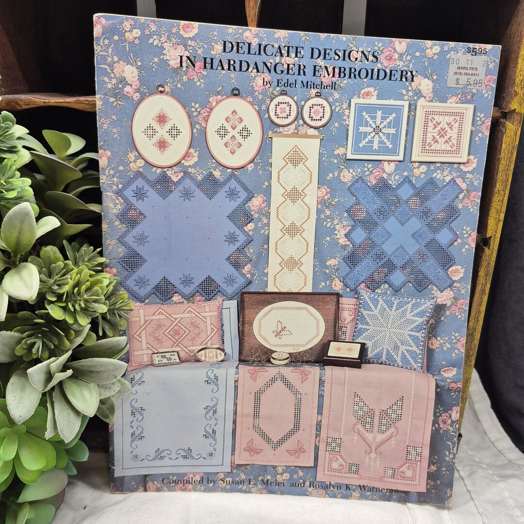 Hardanger Embroidery Pattern Booklet: Delicate Designs - Edel Mitchell ...