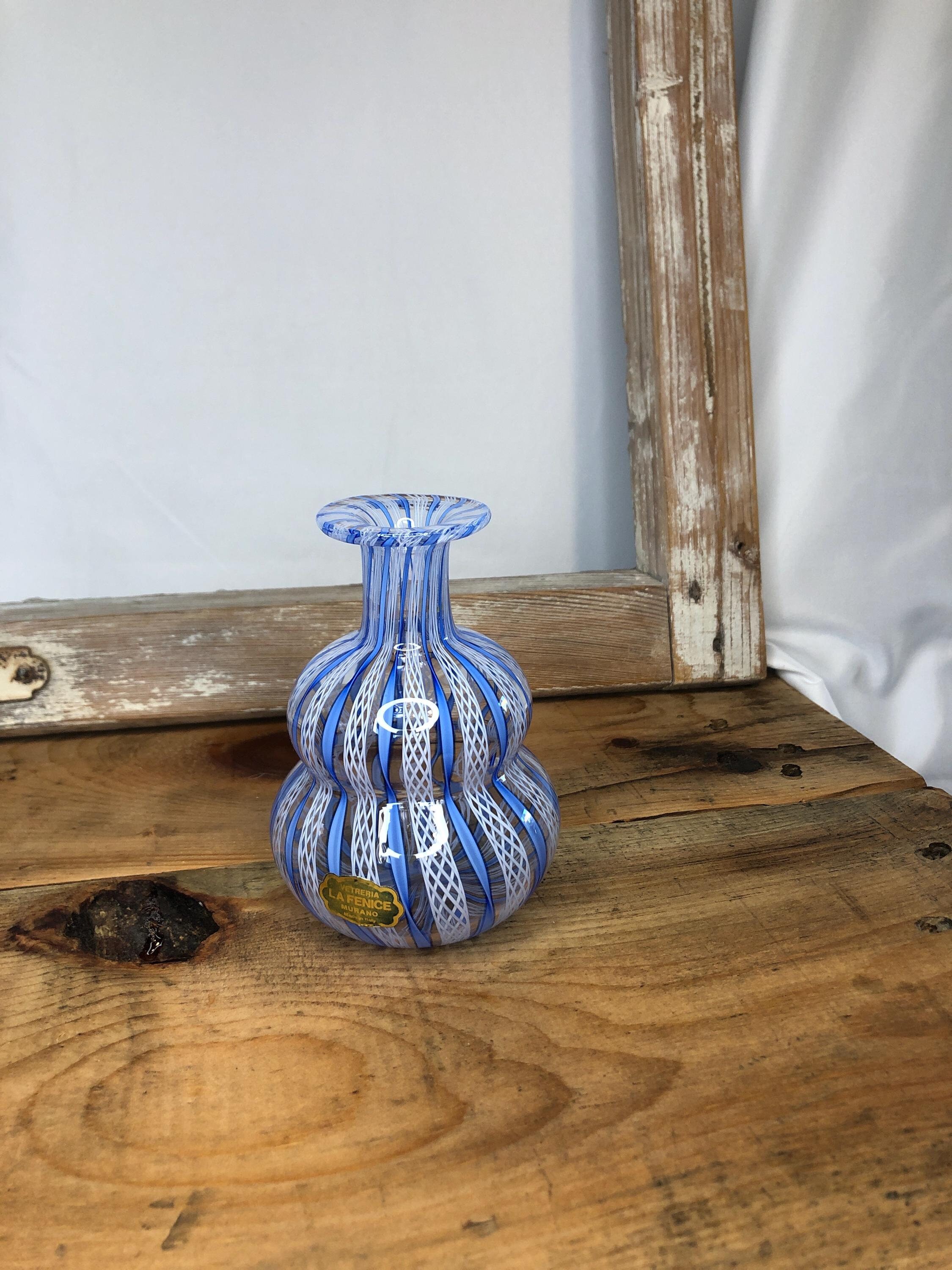MURANO La Fenice ムラノ ラ フェニーチェ 双耳 スワン グラス MURANO La Fenice ムラノ ラ フェニーチェ 双耳 スワン グラス
