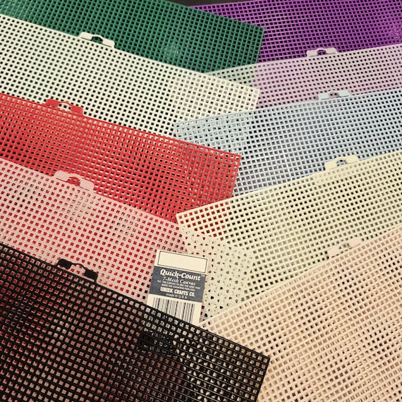 Plastic Canvas Sheet 7ct: 13.5"x10.5" - You Pick Color