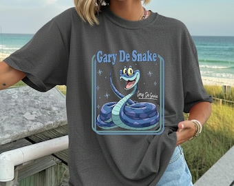 Gary de Snake Disney Zootopia-shirt, Zootopia-shirt met 2 personages, T-shirt cartoon dierenfilm, cadeau voor Zootopia-fans