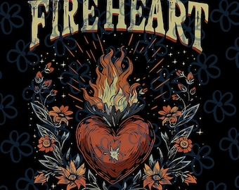 Throne Of Glass Sublimation, Bookish PNG, Fire-heart File, Fireheart Instant, You Do Not Yield Digital Download, To Whatever End