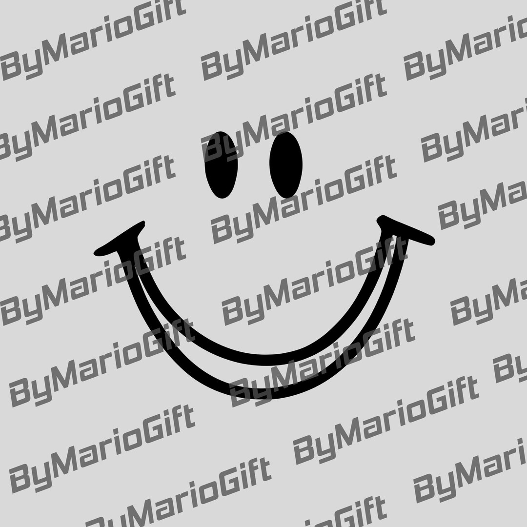Happy Face PNG, Smiley Graphic Sublimation, Positive Vibes Digital ...