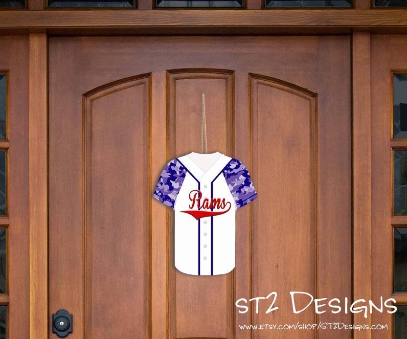 Baseball Jersey Door Hanger Halebound Baseball Jersey Door 