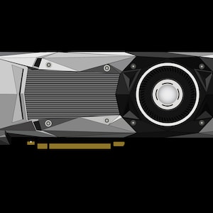 Graphics Card / GPU - Vector Graphic