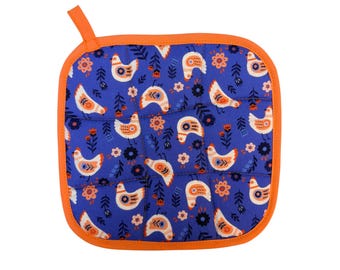 Folky Chicken Pot Holder