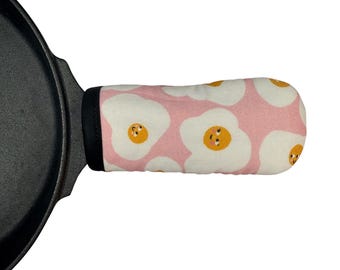 Fried Eggs Cast Iron Handle Mitt