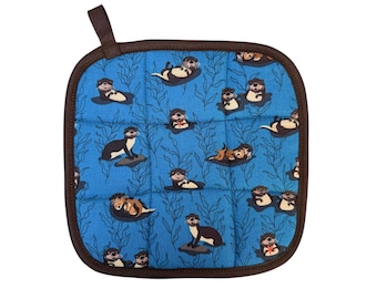 Otters Pot Holder