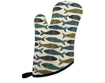 River Trout Oven Mitt