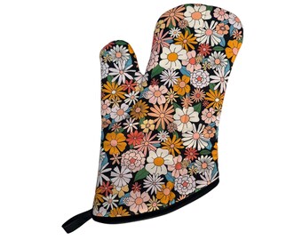 Disco Daisy Oven Mitt