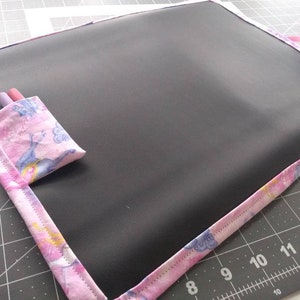 Chalkboard Play Mat / Large / Pink Purple Unicorns image 1