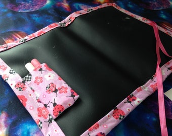 Chalkboard Play Mat / Small / Ladybugs on Pink