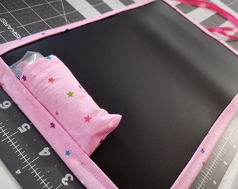 Chalkboard Play Mat / Small / Stars on Pink