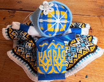 Handgefertigte Puppe, ukrainische handgemachte Motanka-Puppe, Motanka-Puppe, handgemachte Motanka, handbestickte Motanka, handgefertigtes Amulett