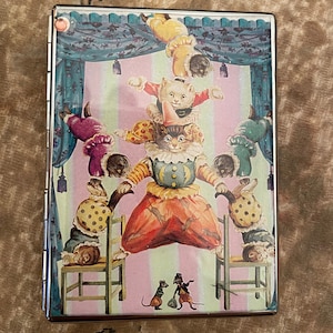Retro Edwardian Circus Act portemonnee met 1 clip sigaretten-ID Geldhouder voor visitekaartjes
