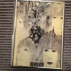 Carteira Beatles Revolver 1-Clip, porta-cigarros, identidade, porta-cartões de crédito empresarial