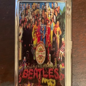 Titular do cartão de visita do Beatles Sargent Peppers Lonely Hearts Club ID do cartão de crédito Caso