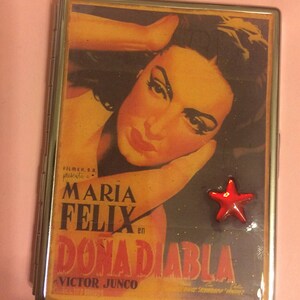 Maria Felix DONA DIABLA Étui à cigarettes portefeuille à 1 clip pour carte de crédit professionnelle