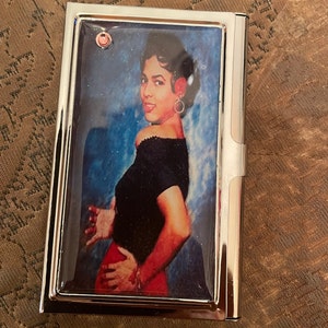 Retro Dorothy Dandridge Carmen Silber Geschäft Kreditkartenhalter Gelenke I.D. Hülle