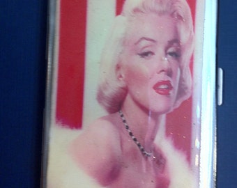 Marilyn Monroe Cigarette Case,cigarette Fits 100's or Reg With Lighter  Sleeve