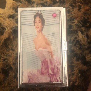Dorothy Dandridge Pink Glamour Business Tarjetero de crédito I.D. Caso