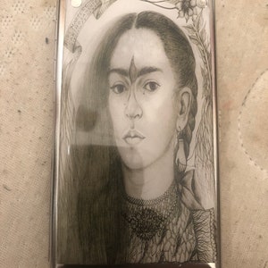 Retro Frida in Lace Taschentuchhalter Spiegel Compact or 120s Cigarette 2-Clip Portemonnaie Etui Business Kreditkartenetui