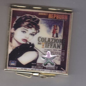 Audrey Hepburn Colazione da Tiffany's Square Mirror Compact image 1