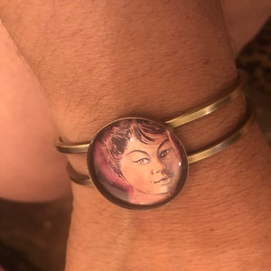 Retro Soul Etta James 2-Row Vintage Hinged Bracelet