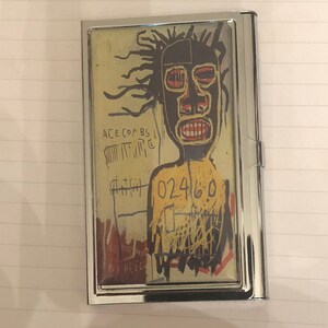 Retro Grafitti Monstro Man Business Card Holder Credit Card Case