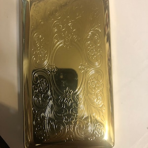 Art Deco Gold Brieftasche im viktorianischen Stil