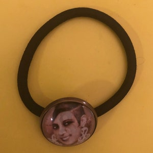 Two (2) 1920s Paris Josephine Baker Brass Setting Ponytail Holder