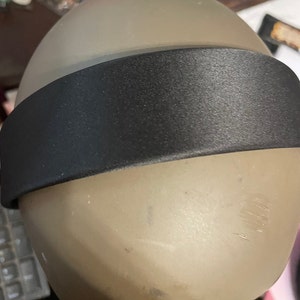 Retro Mod Black Satin 1.5”w Headband