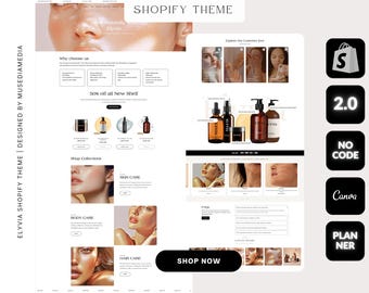 Ultimate Premium Shopify Theme for Beauty & Responsive E-commerce Template for Wellness Accessories, Website Template Shopify