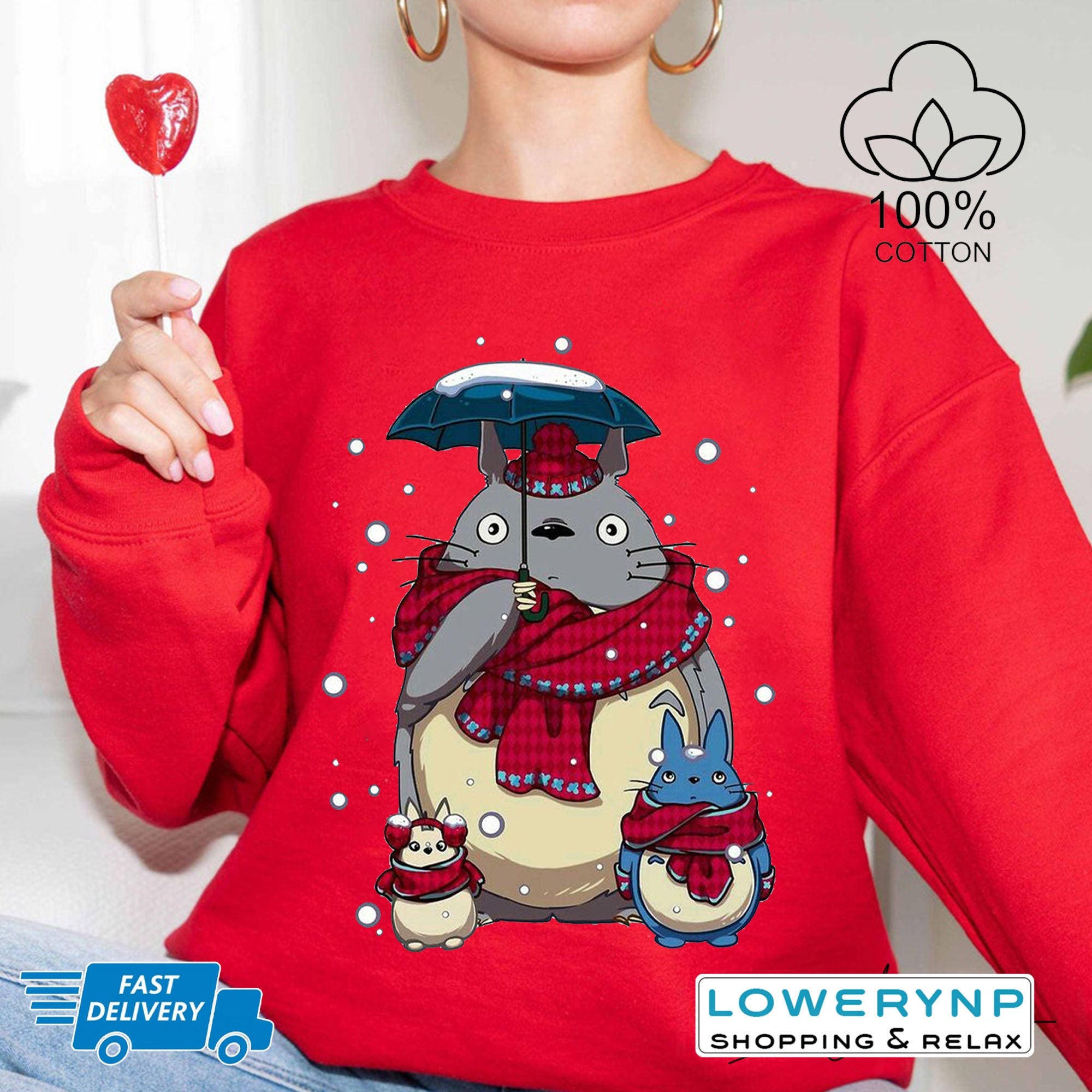 Ghibli Xmas Sweater Etsy UK