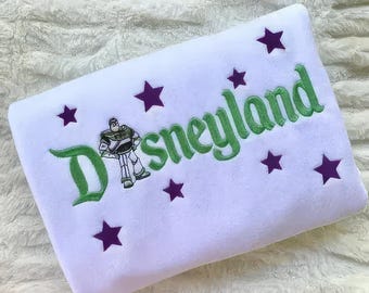 Camisa bordada de Toy Story de Buzz Lightyear, sudadera con cuello redondo de Disney World, camisa con personajes de Toy Story, regalo de Magic Kingdom