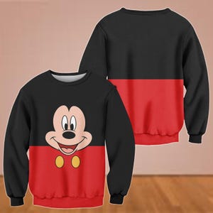 Disney Mickey Mouse 3D Shirt, Mickey Mouse Cosplay Hoodie, Halloween Mickey Shirt, Mickey Cosplay 3D Tshirt, Halloween Gift, Costume Gi