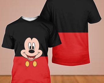 Disney Micky Maus 3D Shirt, Micky Maus Cosplay Hoodie, Halloween Micky Shirt, Micky Cosplay 3D Tshirt, Halloween Geschenk, Kostüm Gi