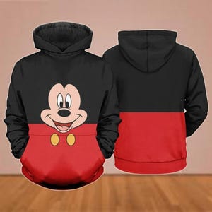 Disney Mickey Mouse 3D Shirt, Mickey Mouse Cosplay Hoodie, Halloween Mickey Shirt, Mickey Cosplay 3D Tshirt, Halloween Gift, Costume Gi